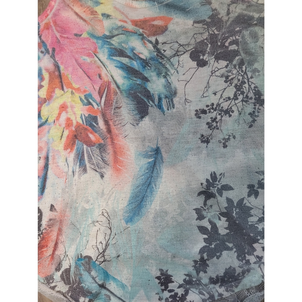 Multicolor Print Racerback Tank - Picture 2 of 8